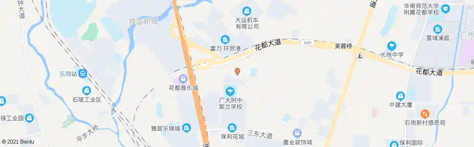 广州明华综合市场_公交站地图_广州公交_妙搜公交查询2024