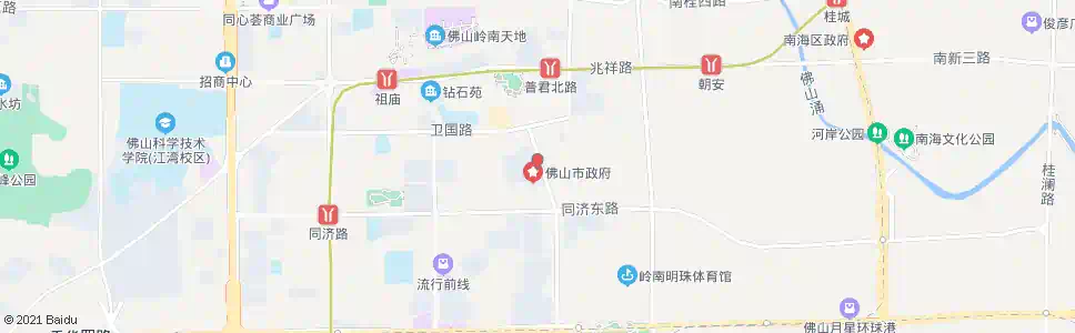 广州嘉洲广场_公交站地图_广州公交_妙搜公交查询2024