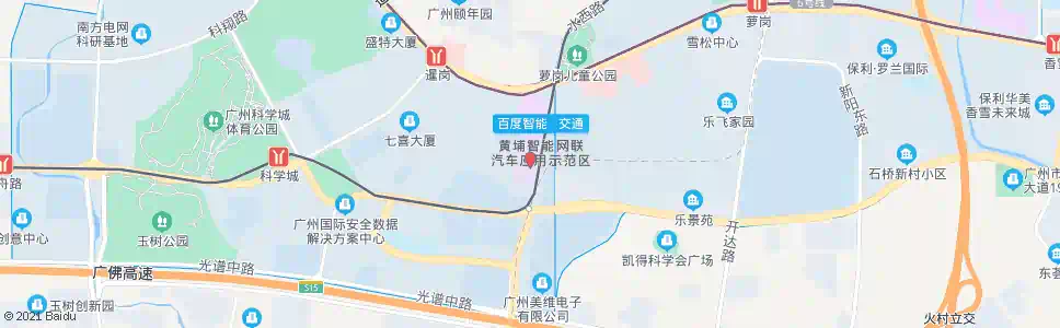 广州萝岗万达广场总站_公交站地图_广州公交_妙搜公交查询2024