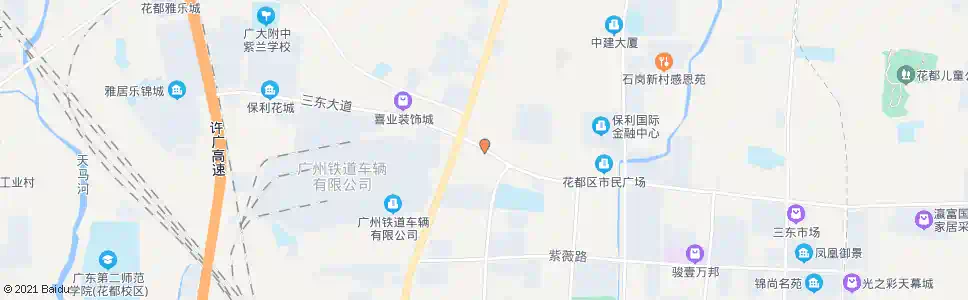 广州石岗村_公交站地图_广州公交_妙搜公交查询2024