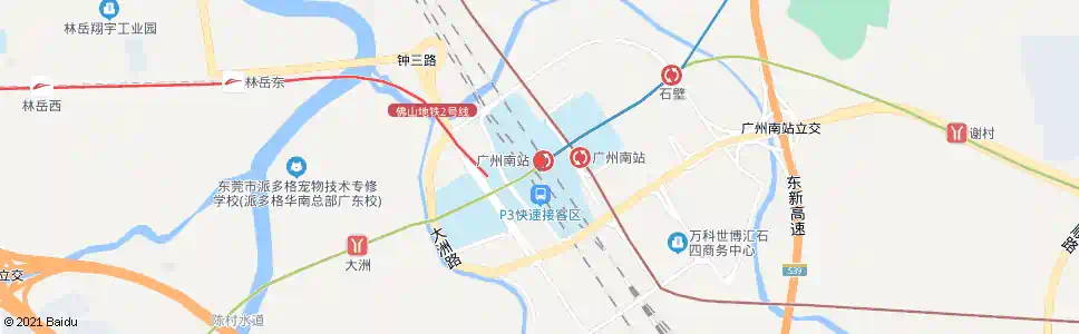 广州玉岩路南_公交站地图_广州公交_妙搜公交查询2024