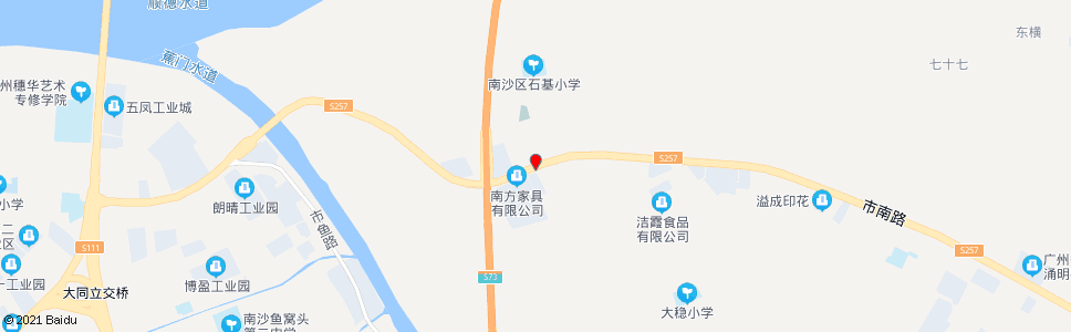 广州石基村(市南路)_公交站地图_广州公交_妙搜公交查询2024