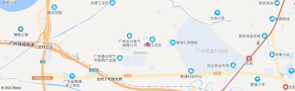 广州柏塘工业区总站_公交站地图_广州公交_妙搜公交查询2024