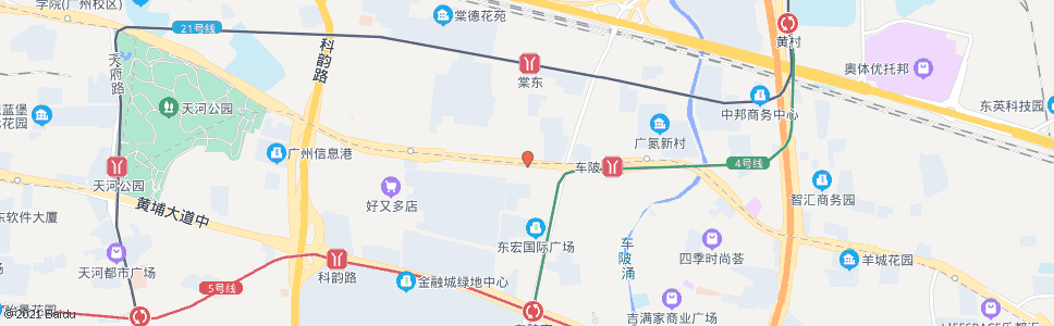 广州天朗明居(BRT)_公交站地图_广州公交_妙搜公交查询2024