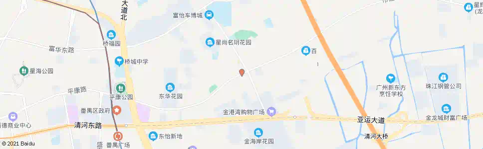 广州城市花园路口_公交站地图_广州公交_妙搜公交查询2024