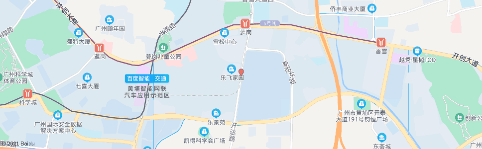 广州开达路中_公交站地图_广州公交_妙搜公交查询2024