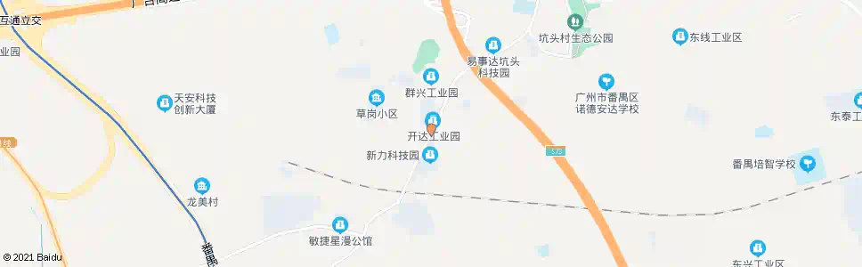 广州新水坑_公交站地图_广州公交_妙搜公交查询2024