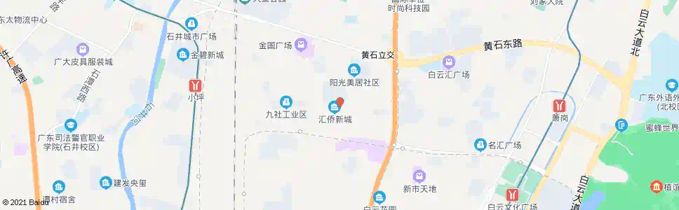 广州汇侨新城总站_公交站地图_广州公交_妙搜公交查询2024