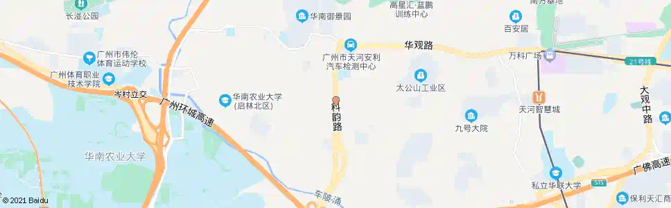 广州岑村红花岗_公交站地图_广州公交_妙搜公交查询2024