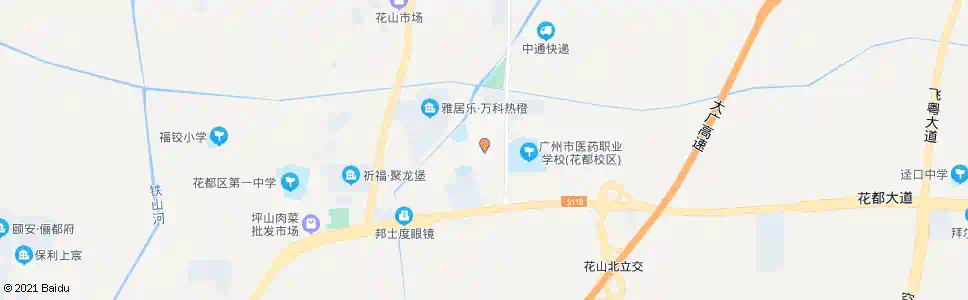 广州洛场村_公交站地图_广州公交_妙搜公交查询2024