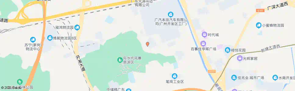 广州笔岗村口_公交站地图_广州公交_妙搜公交查询2024