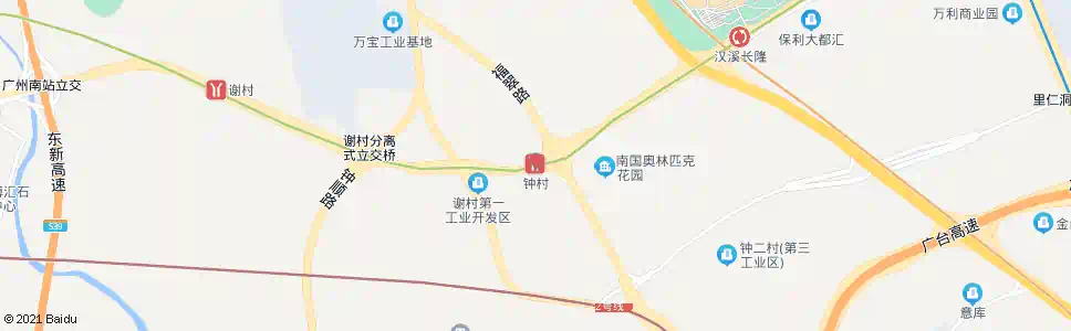 广州地铁钟村站_公交站地图_广州公交_妙搜公交查询2024