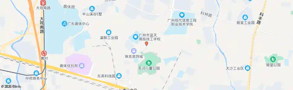 广州潮汕学院_公交站地图_广州公交_妙搜公交查询2024