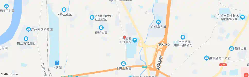 广州大朗北路口_公交站地图_广州公交_妙搜公交查询2024