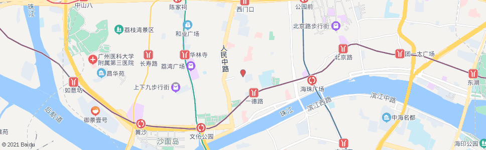 广州大新西_公交站地图_广州公交_妙搜公交查询2024
