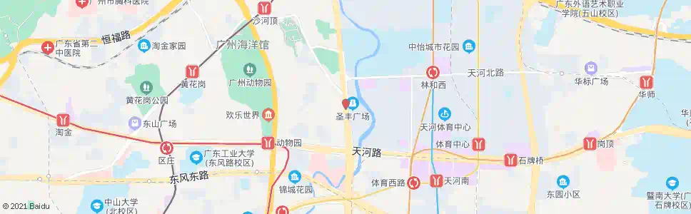 广州跃进路中_公交站地图_广州公交_妙搜公交查询2024