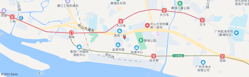 广州荔景园_公交站地图_广州公交_妙搜公交查询2024