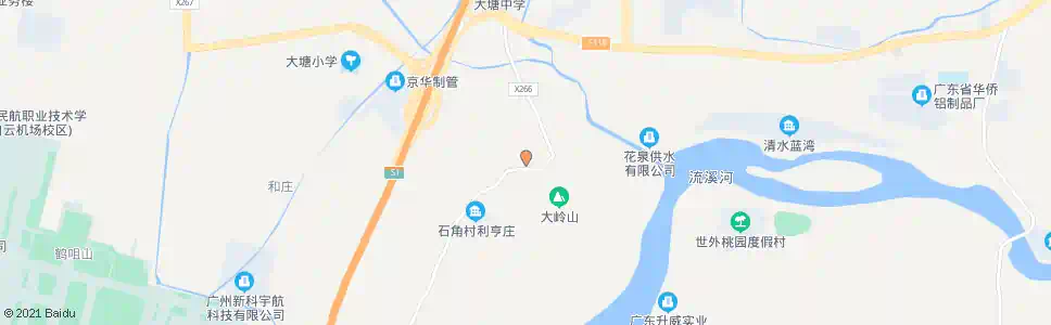 广州石角村委_公交站地图_广州公交_妙搜公交查询2024