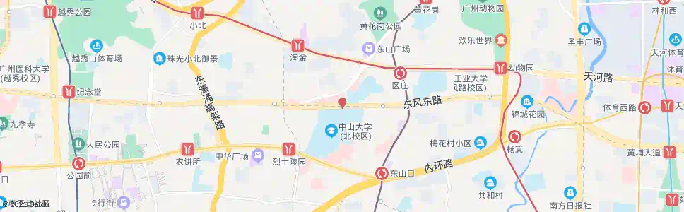 广州执信路_公交站地图_广州公交_妙搜公交查询2024