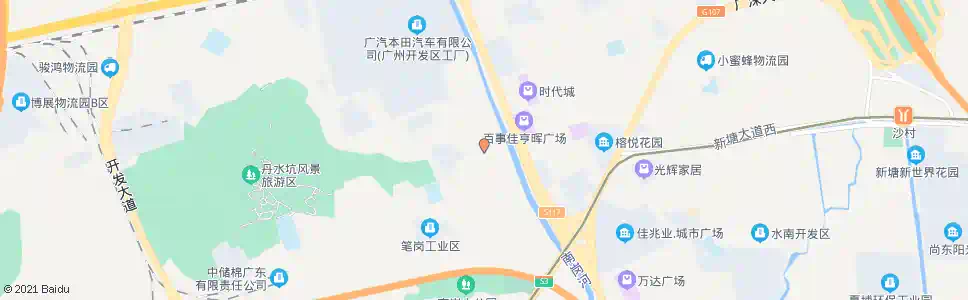 广州宏光路中_公交站地图_广州公交_妙搜公交查询2024