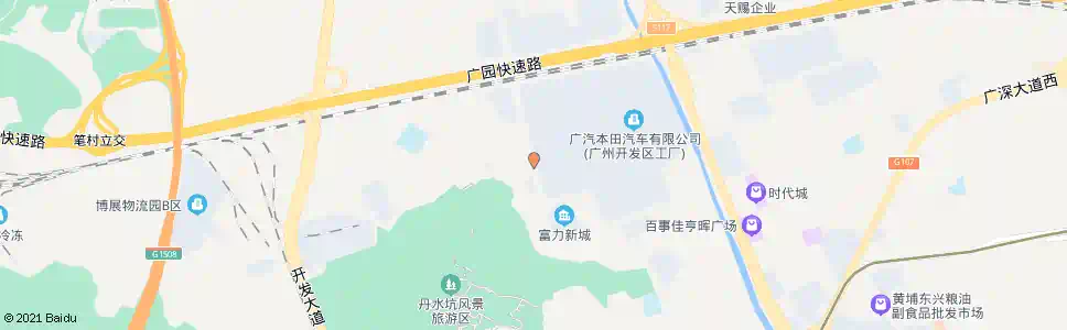 广州笔岗村_公交站地图_广州公交_妙搜公交查询2024