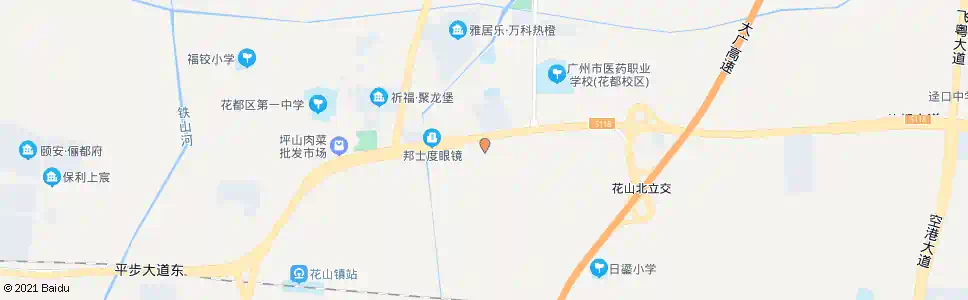 广州坪东村(祈福物流中心)_公交站地图_广州公交_妙搜公交查询2024