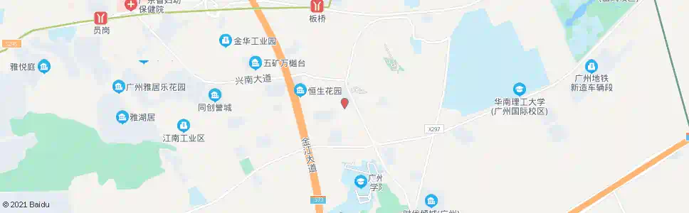 广州南村医院_公交站地图_广州公交_妙搜公交查询2024