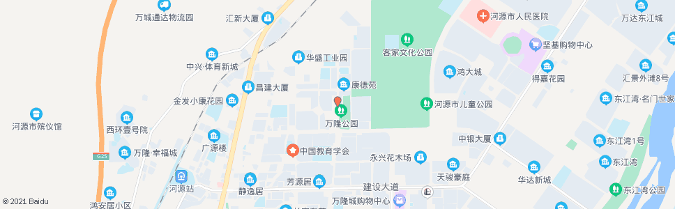 河源新风路(北)_公交站地图_河源公交_妙搜公交查询2024