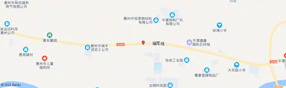 惠州怡发一路_公交站地图_惠州公交_妙搜公交查询2024