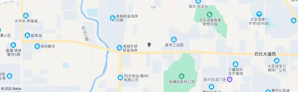 惠州上西村_公交站地图_惠州公交_妙搜公交查询2024