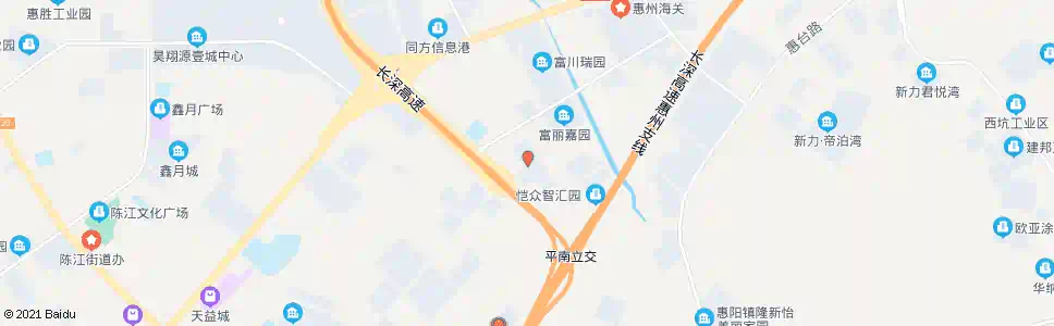 惠州科锐照明_公交站地图_惠州公交_妙搜公交查询2024