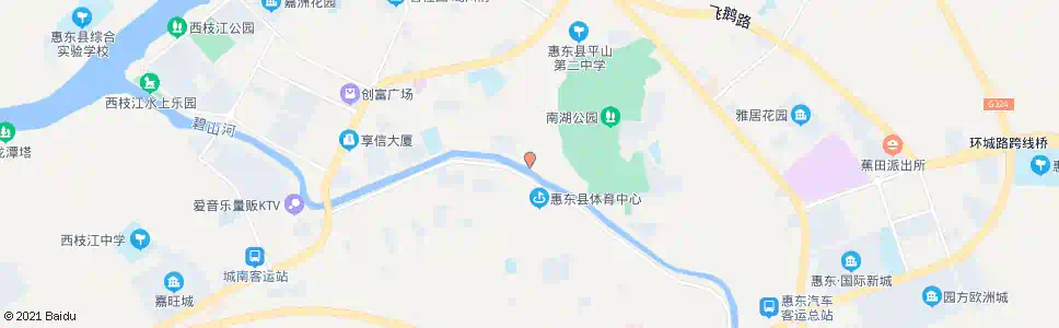 惠州狮子山庄_公交站地图_惠州公交_妙搜公交查询2024