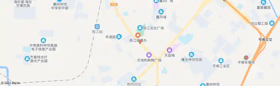 惠州民乐福商场_公交站地图_惠州公交_妙搜公交查询2024