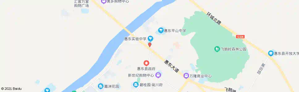 惠州华苑酒店_公交站地图_惠州公交_妙搜公交查询2024