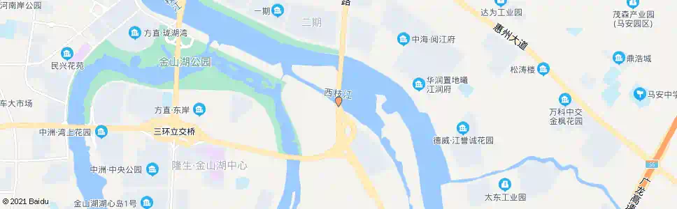 惠州西枝江桥_公交站地图_惠州公交_妙搜公交查询2024