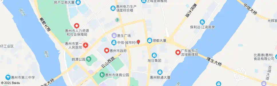 惠州云山东路(锦源国际)_公交站地图_惠州公交_妙搜公交查询2024