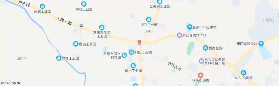 惠州将军路口_公交站地图_惠州公交_妙搜公交查询2024