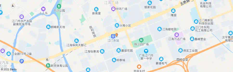 江门城轨江门站_公交站地图_江门公交_妙搜公交查询2024