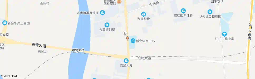 江门新会体育馆_公交站地图_江门公交_妙搜公交查询2024