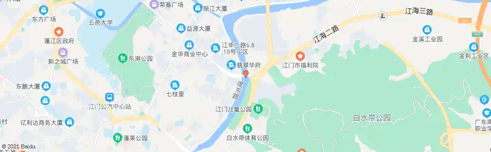 江门东华大桥_公交站地图_江门公交_妙搜公交查询2024