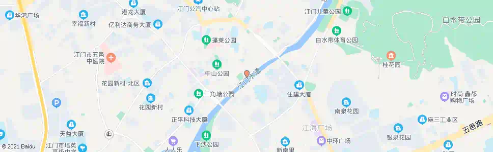 江门钓台路_公交站地图_江门公交_妙搜公交查询2024