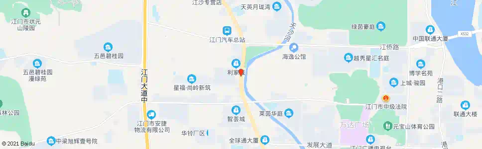 江门中邦广场_公交站地图_江门公交_妙搜公交查询2024