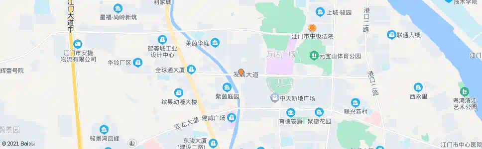 江门城市花园_公交站地图_江门公交_妙搜公交查询2024