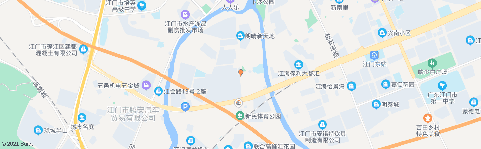 江门文昌花园2_公交站地图_江门公交_妙搜公交查询2024