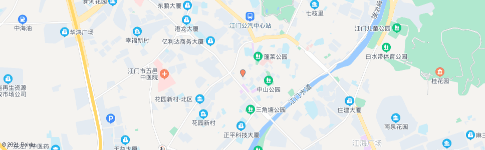 江门梅江村2_公交站地图_江门公交_妙搜公交查询2024