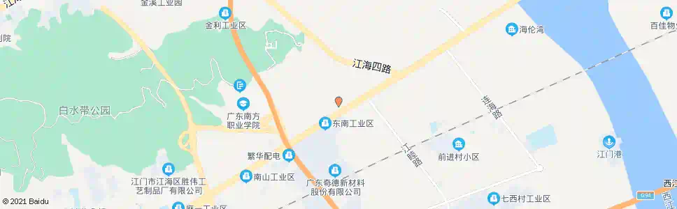 江门东南市场_公交站地图_江门公交_妙搜公交查询2024