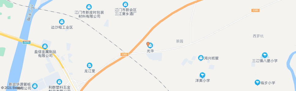 江门沙岗村_公交站地图_江门公交_妙搜公交查询2024