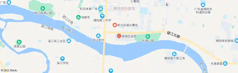 揭阳榕城区政府_公交站地图_揭阳公交_妙搜公交查询2024