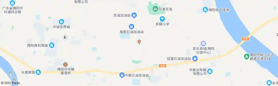 揭阳江厦村路口_公交站地图_揭阳公交_妙搜公交查询2024