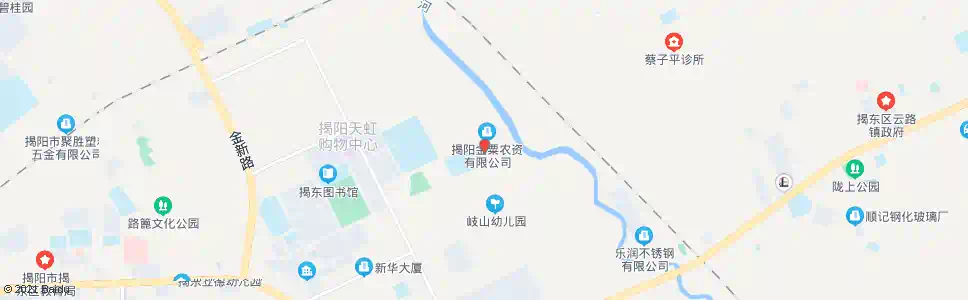 揭阳教师公寓_公交站地图_揭阳公交_妙搜公交查询2024